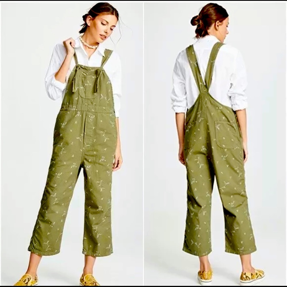 The Great. Easy Overall w/Spring Print sz 0/XS